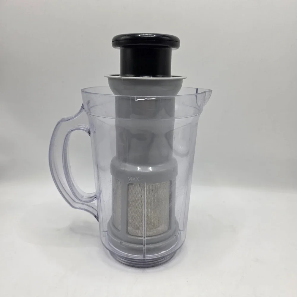 Magic Bullet Juicer Attachment Pitcher Grey‎ Filter Black Pusher Replacement